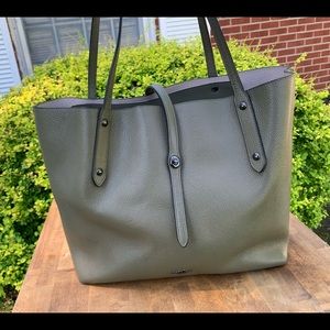 Large Coach Turn Lock Market Tote